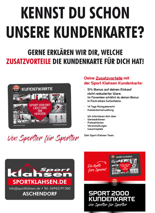 Flyer Kundenkarte